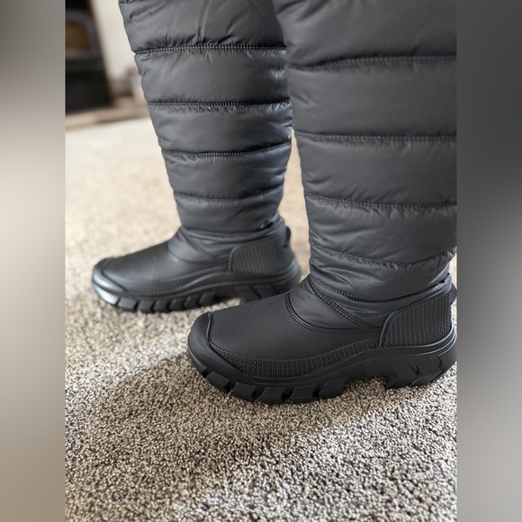 Hunter Women's Black Intrepid Tall Winter Boots 6 NWT Waterproof Insulated - Picture 4 of 11